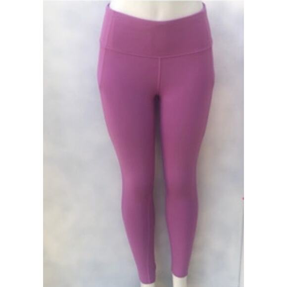 Athleta Fuchsia Leggings With Pockets Size XS - Picture 2 of 9